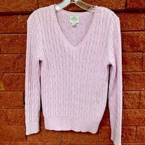 St. John's Bay Pink V-Neck Sweater